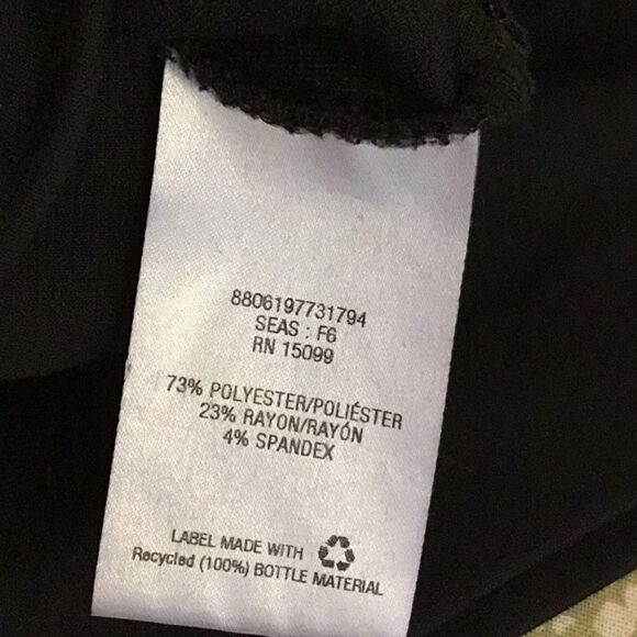 Black pencil shirt is size 2 x large SIMPLY EMMA - Picture 8 of 8